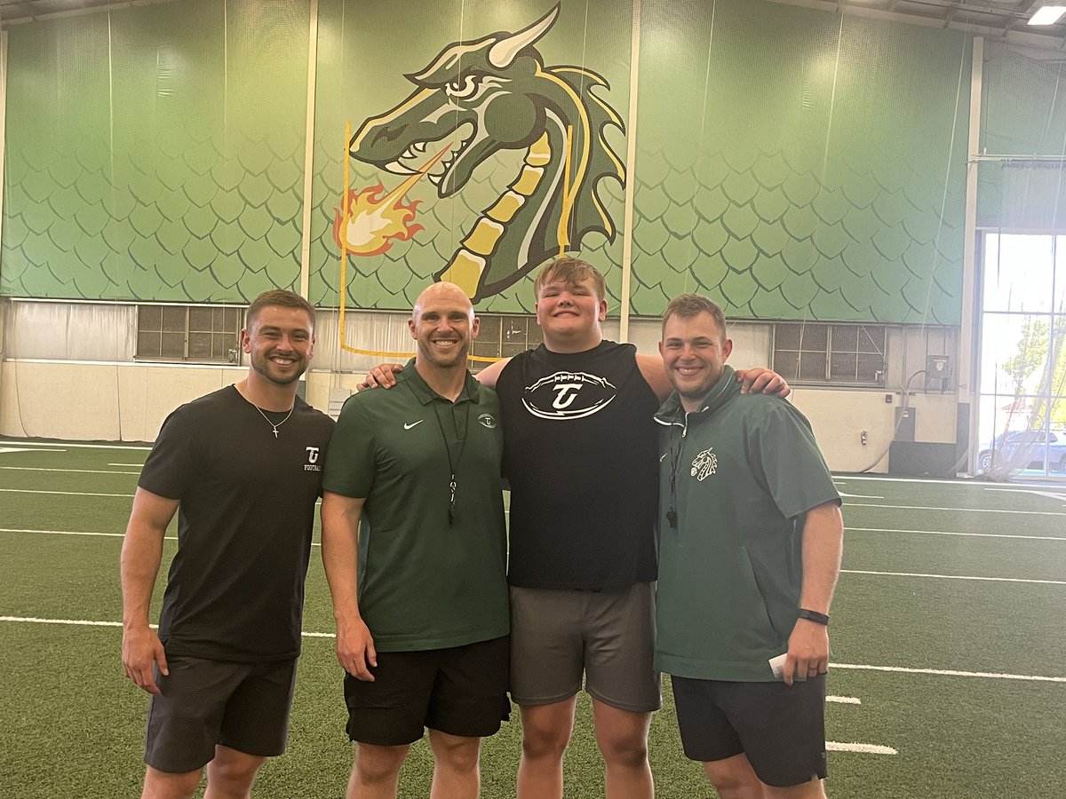 After a great camp and convo with <a href="/coachrufenerTU/">Caleb Rufener</a> and Coach Ekkens. I’m blessed to receive my first D2 offer from <a href="/TUDragonFB/">Tiffin University Football</a>. GO DRAGONS!!!