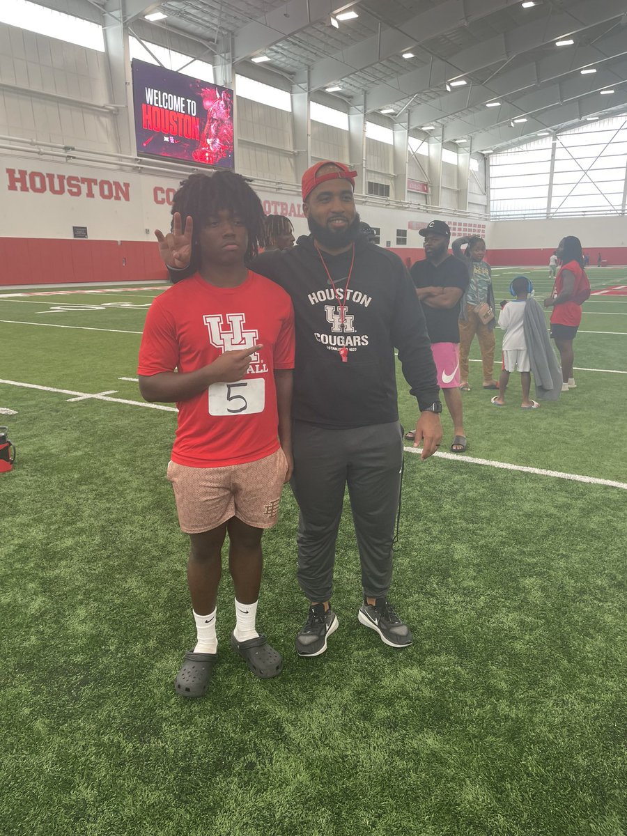 GavinHardeman08's tweet photo. Had a good time at @UHouston camp thank you @j_wayne3 for the work @PaetowFootball https://t.co/KGyI4OfAk9