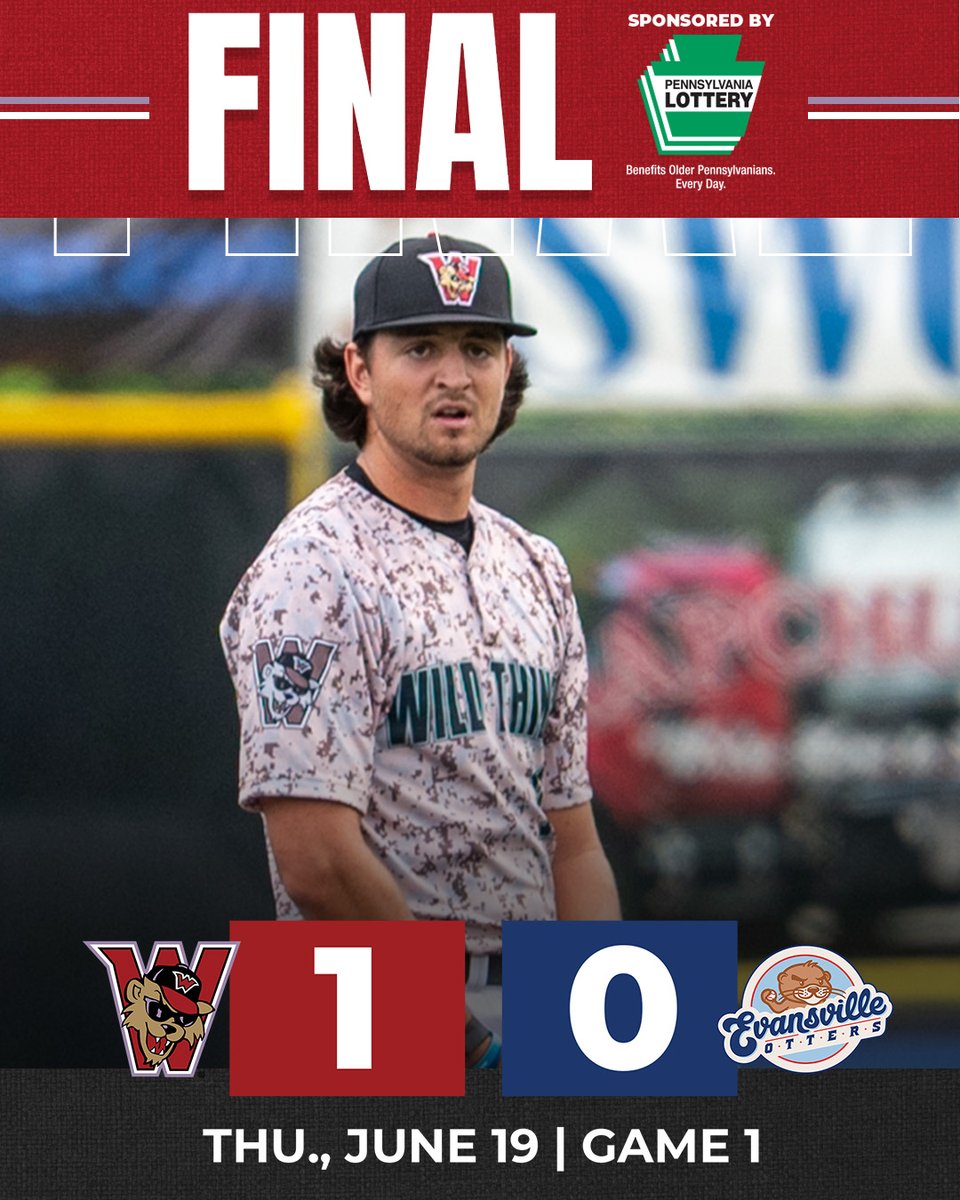 First shutout. First pro win for Dominic Puccetti. Game one secured. Game two at 7:50 p.m. CT. 

Final presented by <a href="/PALottery/">Pennsylvania Lottery</a> 

📖: tinyurl.com/55e3hvcv
#ThisIsYourTeam