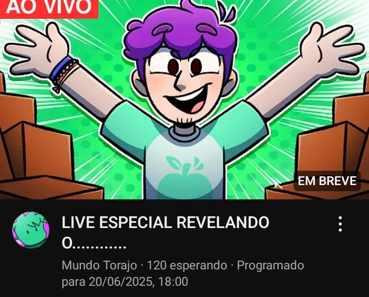|‼️| EBAAAAAAAAA, dia 20/06(amanhã!!) live lá no Mundo Torajo :)
-🎀
