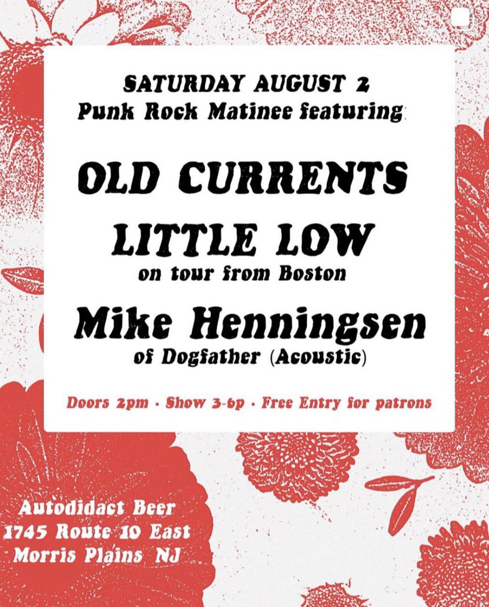 oldcurrents's tweet image. We’re back!