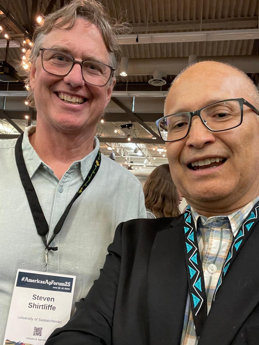 I had the privilege of meeting Steve Shirtliffe, Professor at University of Saskatchewan, Director Nutrien Centre for Digital and Sustainable Agriculture (at #AmericasAgForum25). I look forward to sharing more with him about Dimitra’s innovative AI for agriculture.
#DimitraTech
