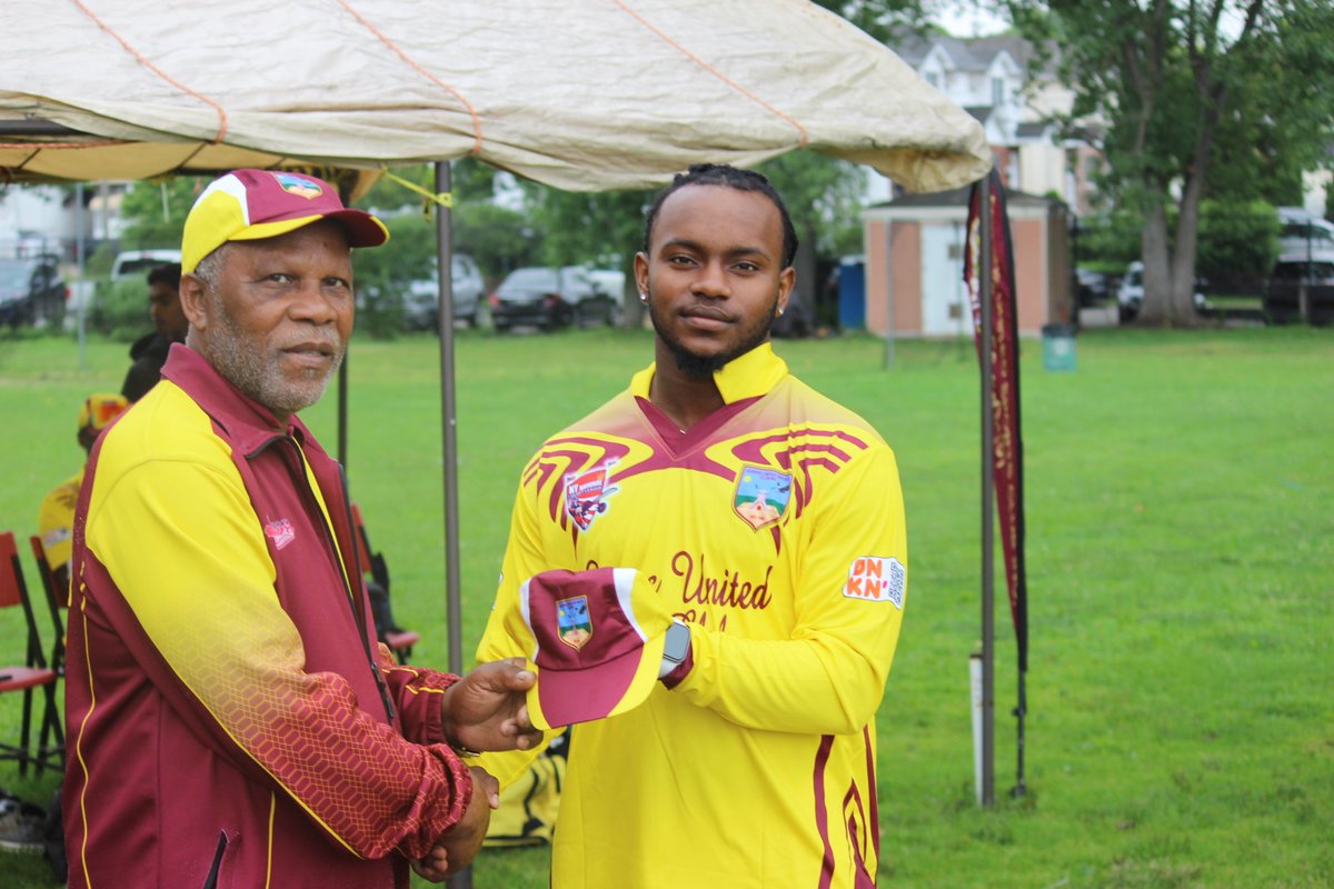 Queensunited82's tweet image. Michael H Clarke debuting for Queens United Sports Club.