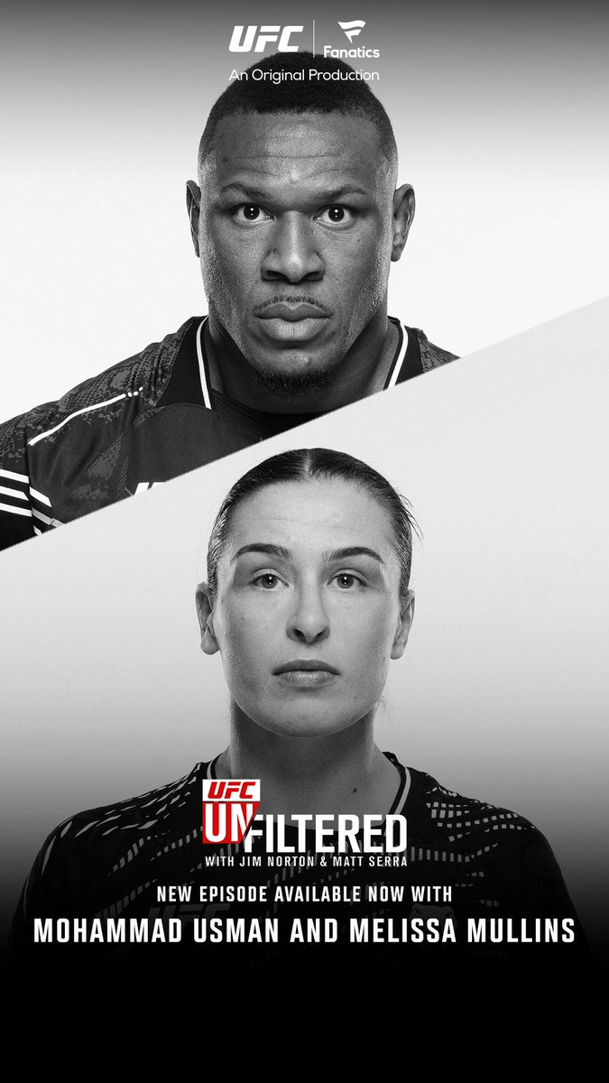 UfcUnfiltered's tweet image. Following his brother’s win at #UFCAtlanta The Motor @Umohammed97 joined the latest #UFCUnfiltered to talk about his heavyweight clash this weekend in Baku
Then, Melissa Mullins calls in as she looks to go 2-0 against Darya Zheleznyakova
Listen here: apple.co/2HvJwtV