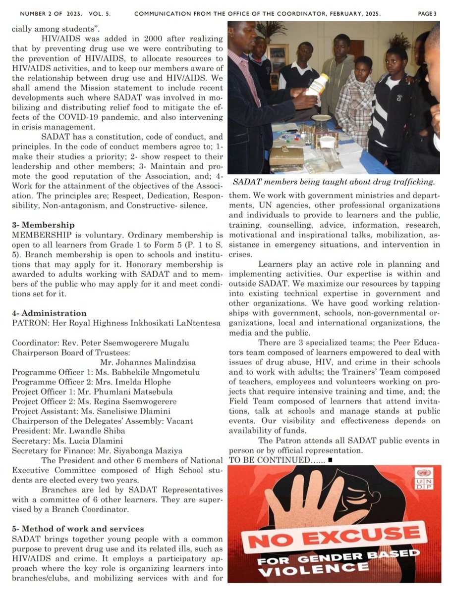 SADATEswatini's tweet photo. February 2025 newsletter https://t.co/nLLuTVRjhh