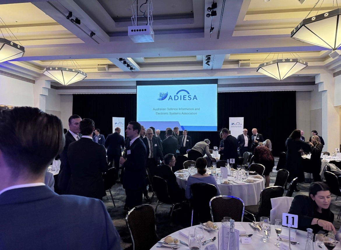 CJC_ADF's tweet image. Fantastic to address the ADIESA mid-year dinner last night! It was great to hear from #ADIESA members about cyber, space and electronic systems. We cannot achieve #yourADF mission without the help from our amazing industry partners. Industry isn’t just valuable, they’re vital!