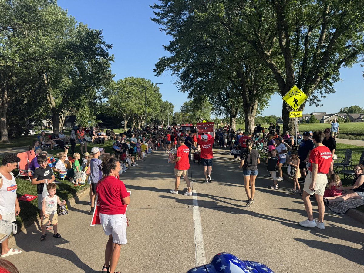 Team Nunn had an absolute blast at the Johnston Green Days Parade today!

Incredible turnout, and a great time with Polk County GOP! 🇺🇸