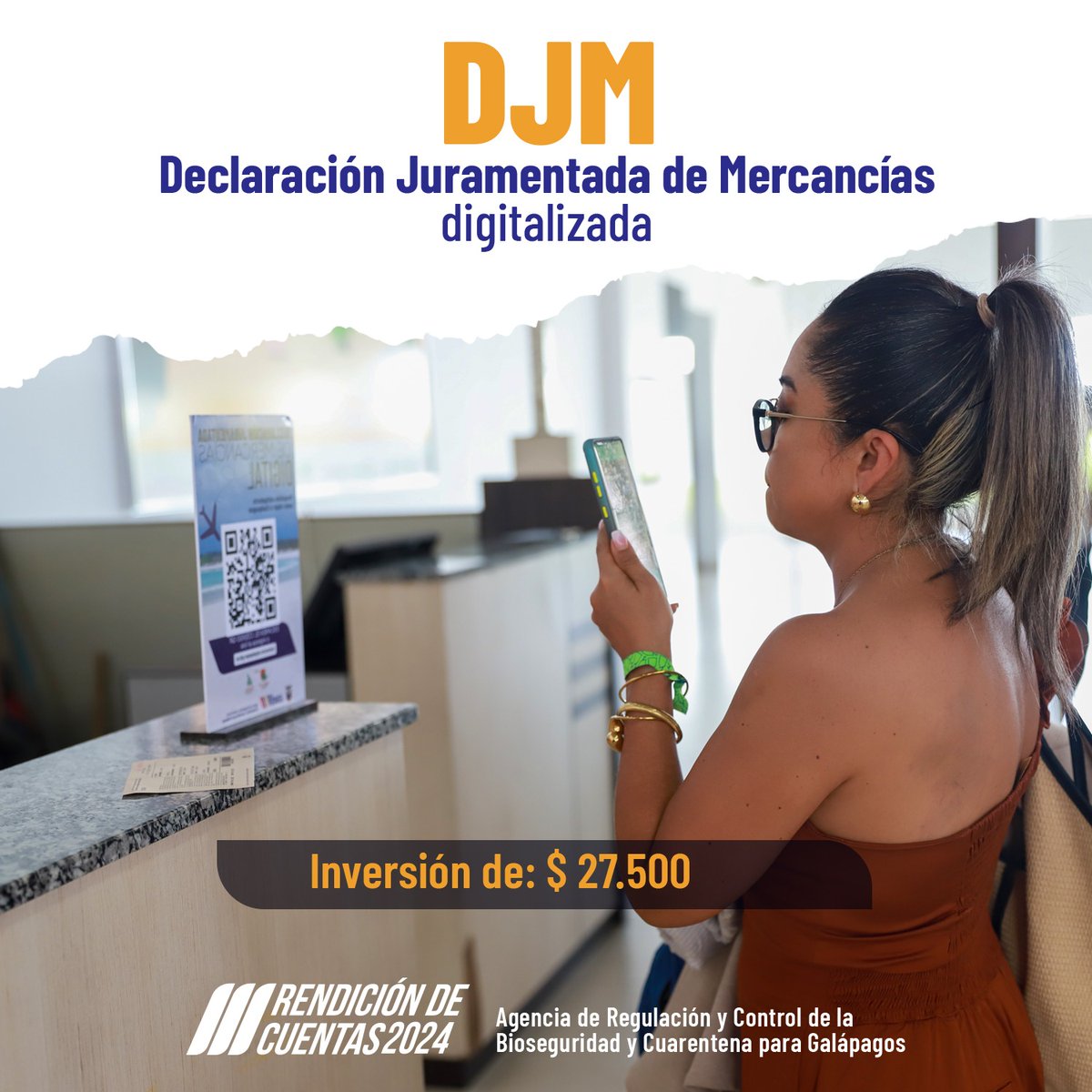 En el 2024 se dio un paso importante en la reducción de la huella de carbono con la Automatización de la Declaración Juramentada de Mercancías en aeropuertos, lo que ha permitido mejorar la calidad y la eficiencia del proceso de inspección.

#RendiciónCuentasABG2024