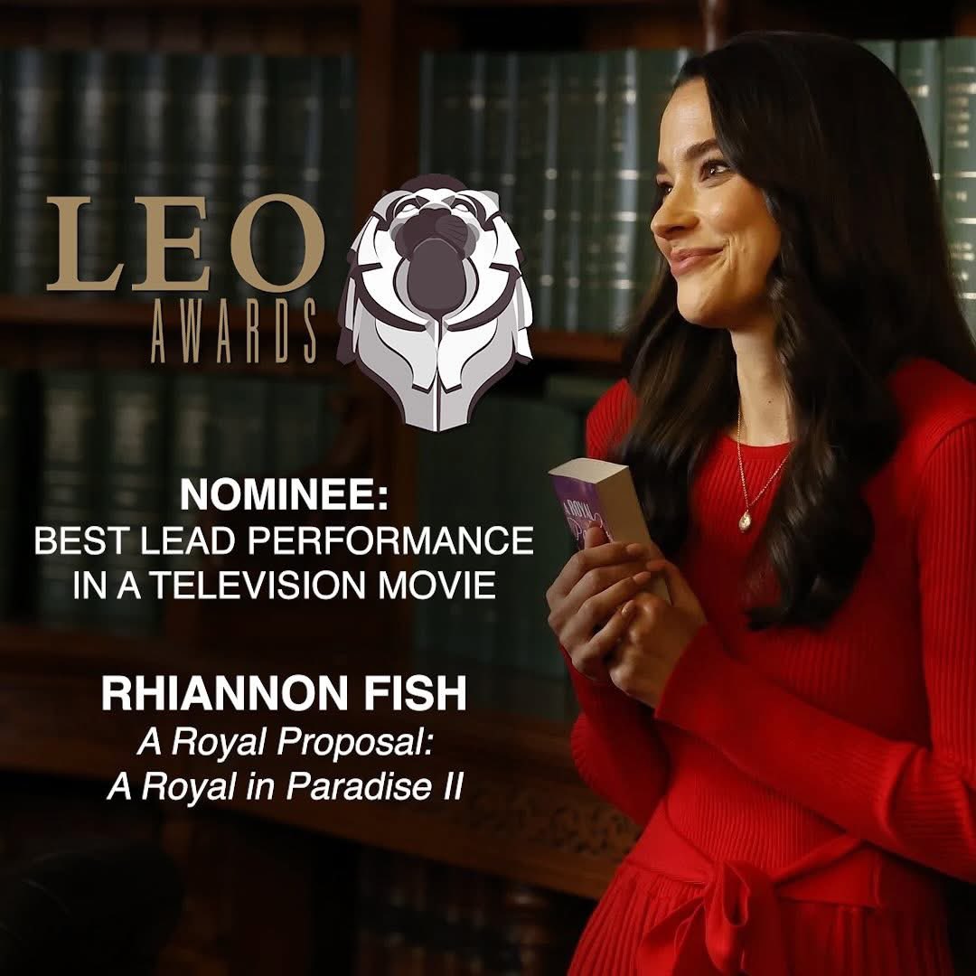 adrianjpowers's tweet photo. Huge congratulations to my buddy @RhiannonMFish for her Leo Awards nomination (her second nom for playing Olivia Perkins)! #ARoyalProposal #ARoyalinParadise II is coming to screens worldwide later this year. Stay tuned for updates on when it will be launching near you! ππβ€οΈπ https://t.co/DSPgf1BqE2