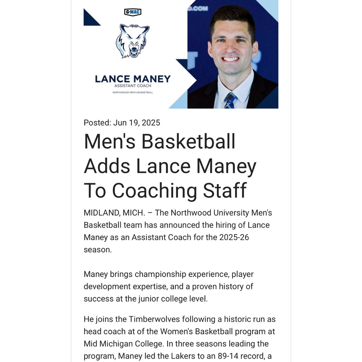 Lance Maney tweet media