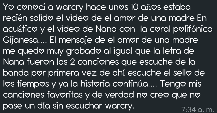 LaWarcry's tweet photo. Ayaman nos cuenta acerca de las 2 canciones que escucho por primera vez. https://t.co/FvXyZus099