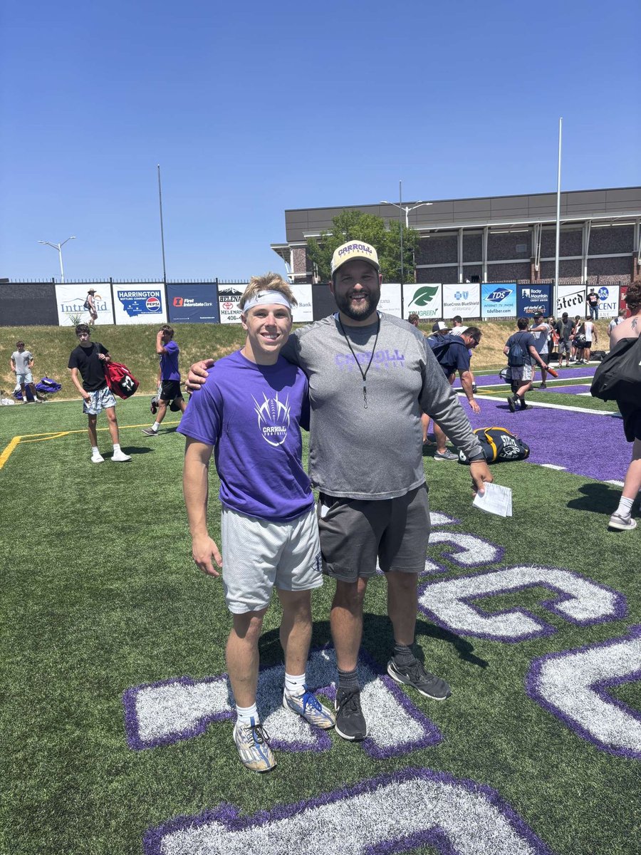 Hagen Paddock (@hagenpaddock) on Twitter photo Had a great time competing and getting better at <a href="/FootballCarroll/">Carroll College Football</a> camp! <a href="/CoachPfanny/">Alex Pfannenstiel</a> <a href="/CoachTPurcell/">Coach Troy Purcell</a> <a href="/RandyBandelow/">Coach Randy Bandelow</a> Had a great time competing and getting better at <a href="/FootballCarroll/">Carroll College Football</a> camp! <a href="/CoachPfanny/">Alex Pfannenstiel</a> <a href="/CoachTPurcell/">Coach Troy Purcell</a> <a href="/RandyBandelow/">Coach Randy Bandelow</a>
