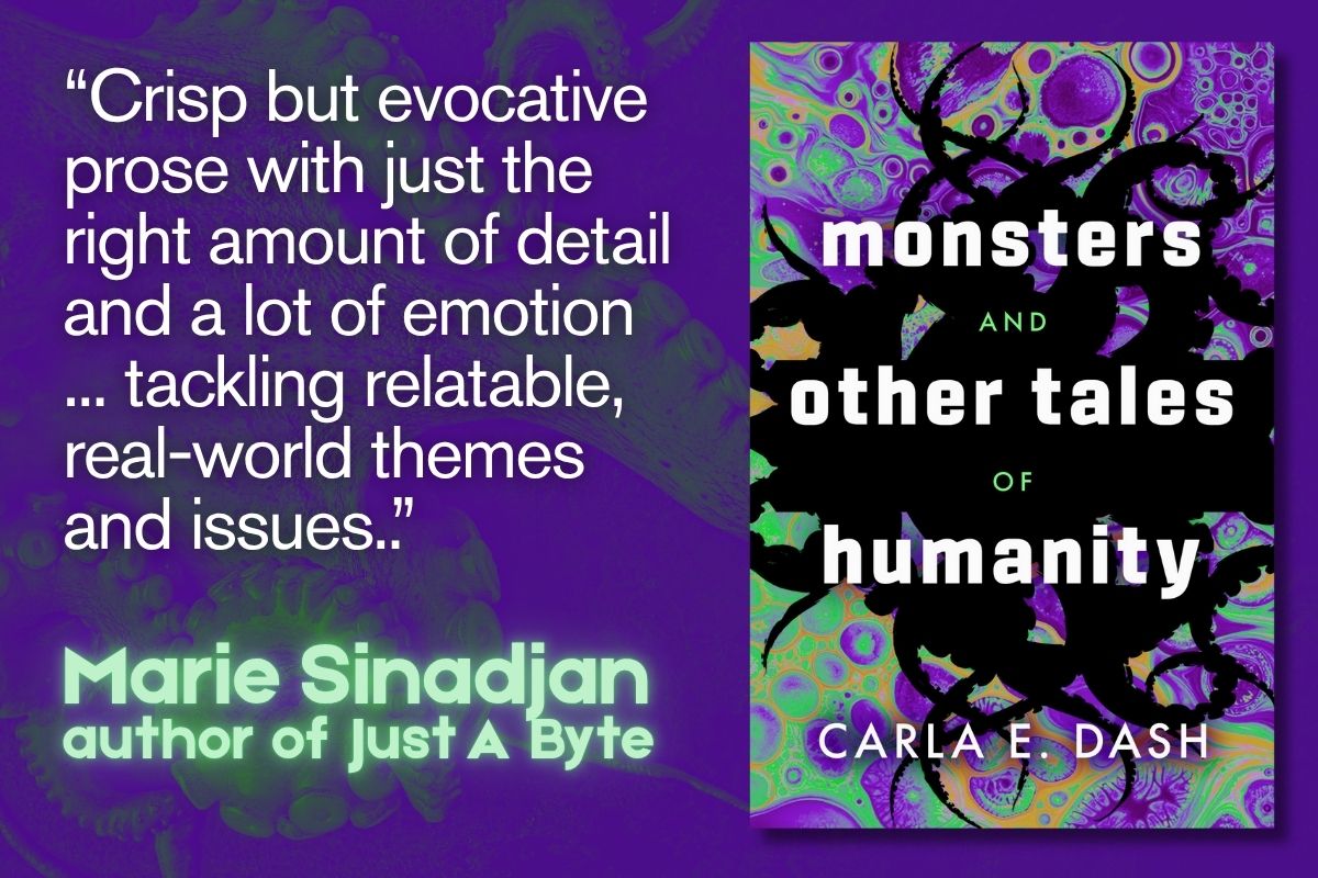 Meerkat Press (@meerkatpress) on Twitter photo Love this advance praise of Carla E. Dash's Monsters and Other Tales of Humanity, coming July 8th, from Marie Sinadjan, author of Just A Byte!
meerkatpress.com/books/monsters…
#CarlaEDash #speculativefiction #darkfiction #ShortStories <a href="/carlaedash/">Carla E. Dash</a> Love this advance praise of Carla E. Dash's Monsters and Other Tales of Humanity, coming July 8th, from Marie Sinadjan, author of Just A Byte!
meerkatpress.com/books/monsters…
#CarlaEDash #speculativefiction #darkfiction #ShortStories <a href="/carlaedash/">Carla E. Dash</a>