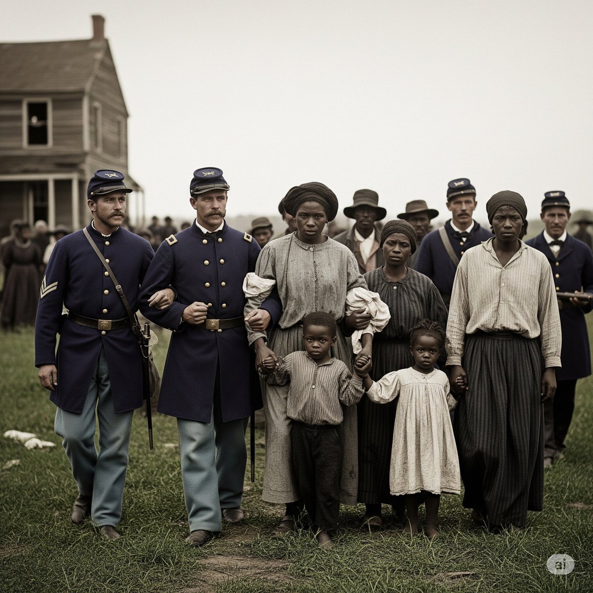 America should be proud of her abject determination during the Civil War to end slavery. A debt is owed to all the white men who died doing so for the price they paid with their lives. A just war was waged to end a terrible chapter in American history. Never forget.