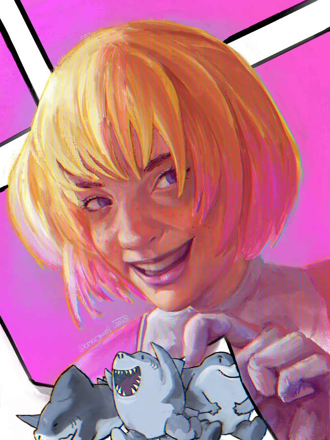 Happy #gwenpool and #ItsJeff day!
 (confession: I added Jeff at the last minute; I didn't even know Jeff was getting his own comic until the last minute when I was wondering what I should put in the lower left)