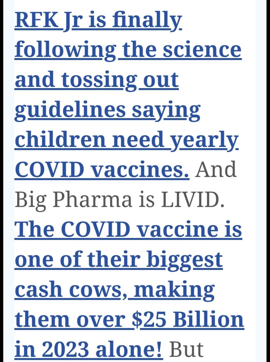 Marigoldenisbl1's tweet image. Thank you, President Donald J Trump, for appointing RFK Jr. as Secretary of Human Health Services. He is doing an extraordinary job. Nobody in our country&apos;s history has done such a great job helping make things better for America as you and Bobby!!!!! Hallelujah! 
#MAGA 
#MAHA