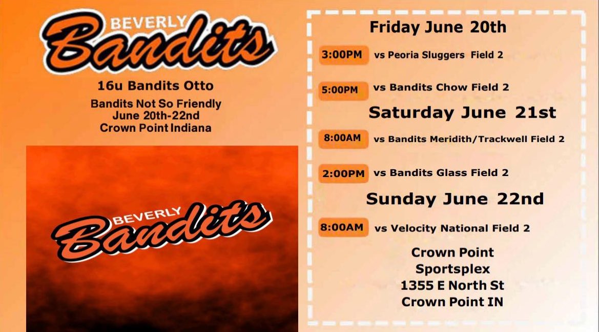 I can’t wait to be back with my team this weekend in Crown Point! Let’s go! <a href="/16uOtto/">Beverly Bandits Premier 18u Otto</a>