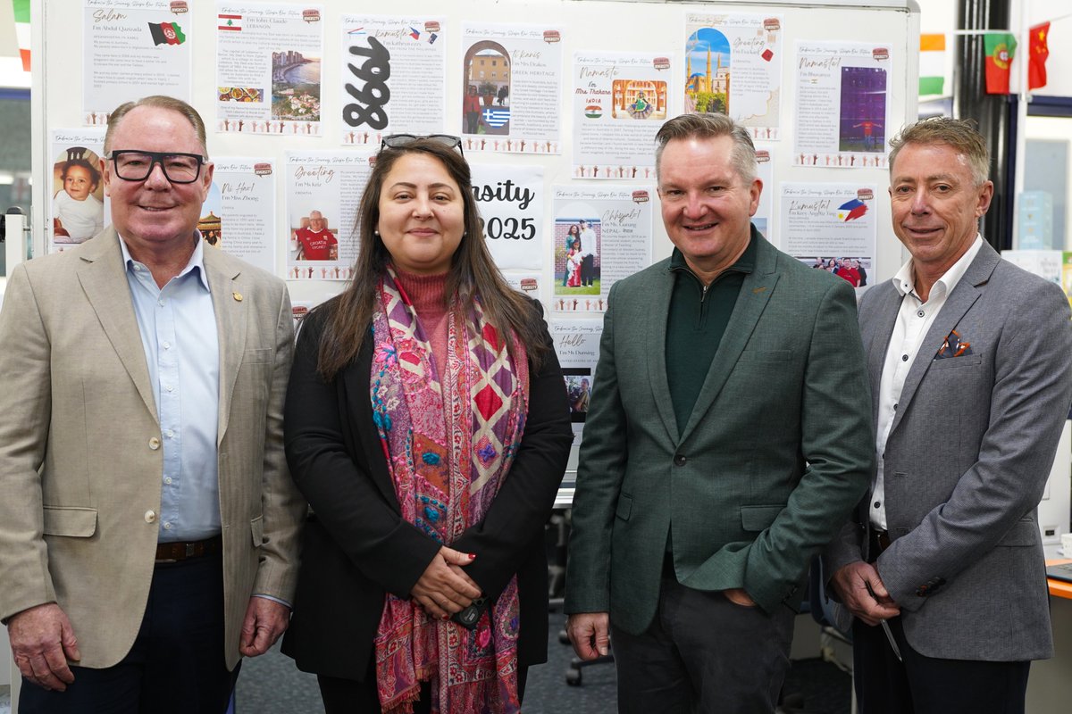 Delighted to join students, teachers, parents and leaders to celebrate the rich cultural diversity of our student community at Greystanes High School.

In acknowledging Refugee Week, Greystanes High proudly hosted the annual Diversity Week Morning Tea to pay tribute to the