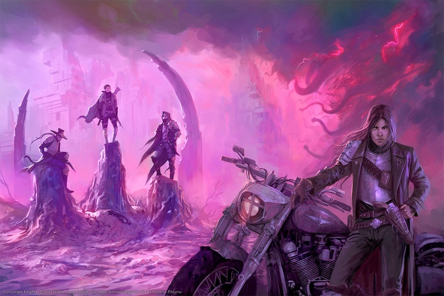 Please join us tonight for a special AP of Gunslinger Knights with the man, the myth, and the legend <a href="/seankreynolds/">Sean K Reynolds has moved to BlueSky</a>  of <a href="/MonteCookGames/">Monte Cook Games</a>. It is happening at the Anywhere Door on Moonbeam at 10 PM EST. Let's find out if Sean can TPK the CU boys. moonbeam.stream/i/b63e41ff-f18…