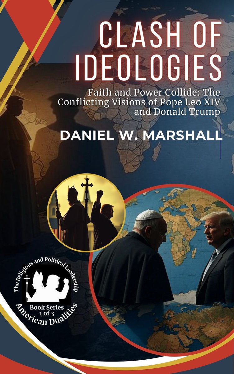Stories2Romance's tweet image. Can faith and power truly coexist? Dive into Clash of Ideologies and explore the conflicting leadership of Pope Leo XIV and Donald Trump. A must-read for those curious about politics, religion, and modern authority. #Nonfiction #Leadership #Politics
books2read.com/u/bO7Za0