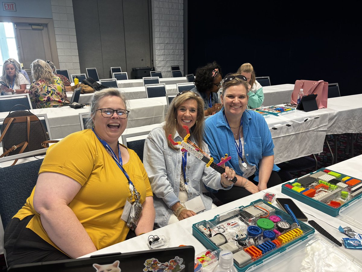 Andrea Taylor (@andreaatimr6) on Twitter photo Day 2 AETC! I spent the afternoon presenting with <a href="/JenniferR2ATiM/">Jennifer Priest, EdS, NBCT</a> on Vex in the classroom to build STEM foundations.
Our groups worked on VEX123 coding & VEXGo adaptive claw build! Thank you to the Region 6 educators from Cherokee & St. Clair Co that participated. <a href="/VEXRobotics/">VEX Robotics</a> Day 2 AETC! I spent the afternoon presenting with <a href="/JenniferR2ATiM/">Jennifer Priest, EdS, NBCT</a> on Vex in the classroom to build STEM foundations.
Our groups worked on VEX123 coding & VEXGo adaptive claw build! Thank you to the Region 6 educators from Cherokee & St. Clair Co that participated. <a href="/VEXRobotics/">VEX Robotics</a>