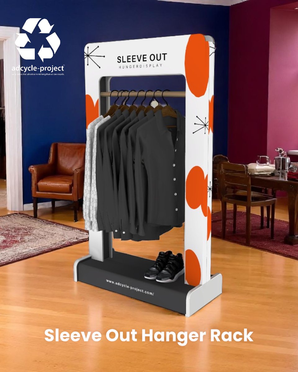 adcycleproject's tweet photo. 📌売り場変革の秘訣！Sleeveout Hanger Rack 
素材とデザインで売り場を一新。
様々な店舗シーンに対応し、顧客の目を引く魅力的な空間を実現します。 
詳細は→https://t.co/u2Z1DTl9eM 

#SleeveOutHangerRack
#Reboard
#adcycleproject
#アドサイクルプロジェクト
#POPUPSTORE https://t.co/s5nOeiPk5c