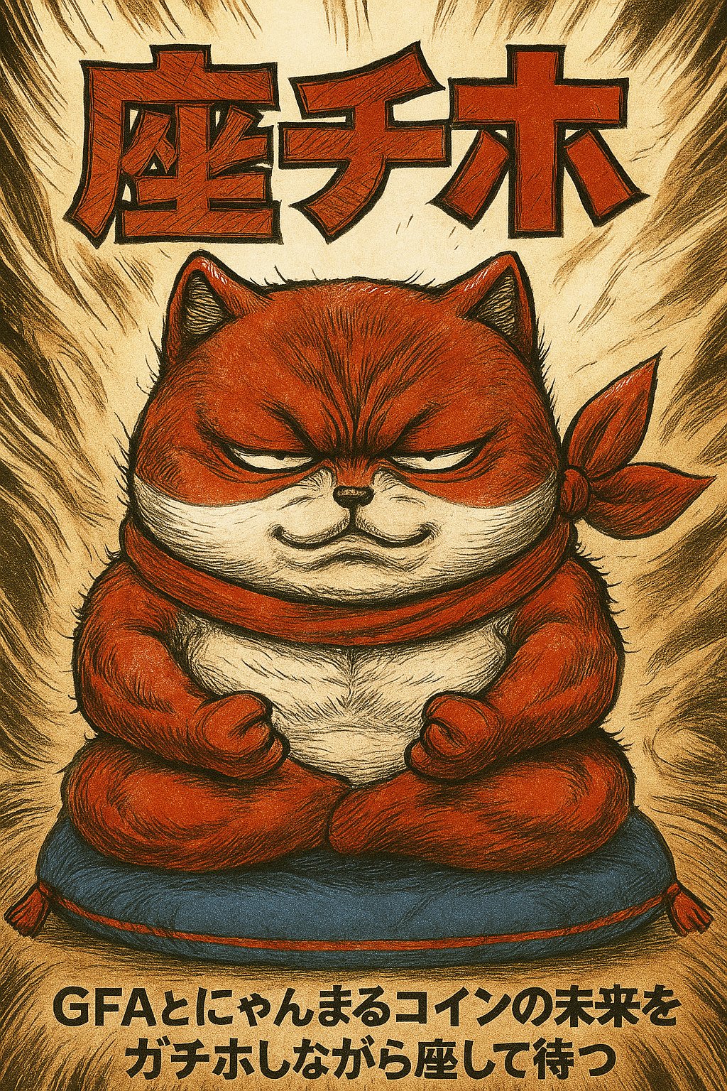 にゃんまる にゃんまるBIGクッションの通販 by S's shop｜ラクマ