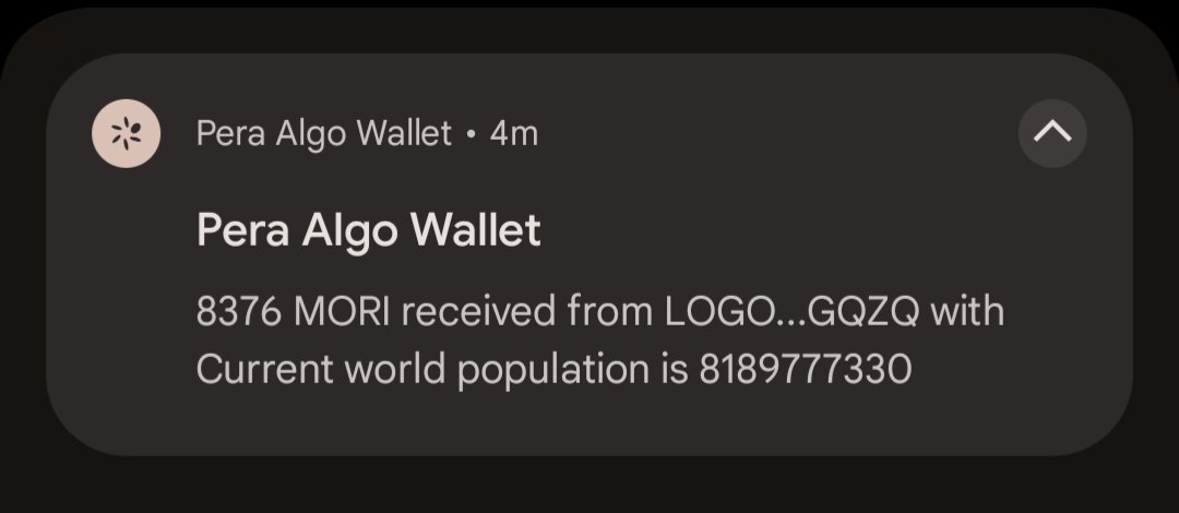 mori_algo's tweet image. Current world population is a lucky number 👯🧑🤝🧑👩🏻🤝👩🏾👨🏽🤝👨🏼🕺💃👩🏻🤝👩🏾🧑🤝🧑👯
The only in the world world population tracker on-chain runs on $Algo rails 👋