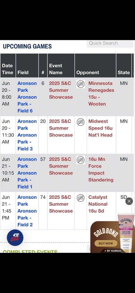 My team is playing in the S&amp;C showcase this weekend! Come stop by!!