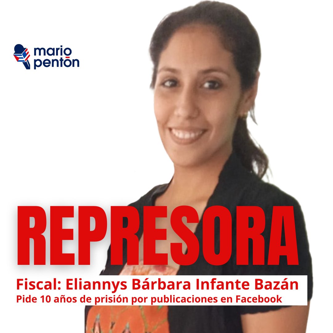 MarioJPenton's tweet photo. 🚨 Eliannys Bárbara Infante Bazán, vicefiscal jefa en Bayamo (Granma), pide 10 años de cárcel para Alexander Verdecia Rodríguez por ejercer su libertad de expresión en redes sociales. 🚨

Su “delito”: publicar textos críticos al régimen en Facebook, considerados “contrarrevolucionarios” por la fiscal, que basa toda su acusación en capturas de publicaciones y peritajes de espionaje digital del Ministerio del Interior.

Las pruebas: publicaciones de Verdecia y un informe de la Oficina de Seguridad para las Redes Informáticas, dedicada a vigilar y reprimir la opinión en internet.

La fiscal solicita 10 años de prisión por “Propaganda contra el orden constitucional” y un año por “Instigación a delinquir”, imponiendo una sanción conjunta de 10 años de cárcel. Así, la represión digital en Cuba sigue escribiendo su propio expediente.

#Cuba #LibertadDeExpresión #NoMásRepresión #DDHH