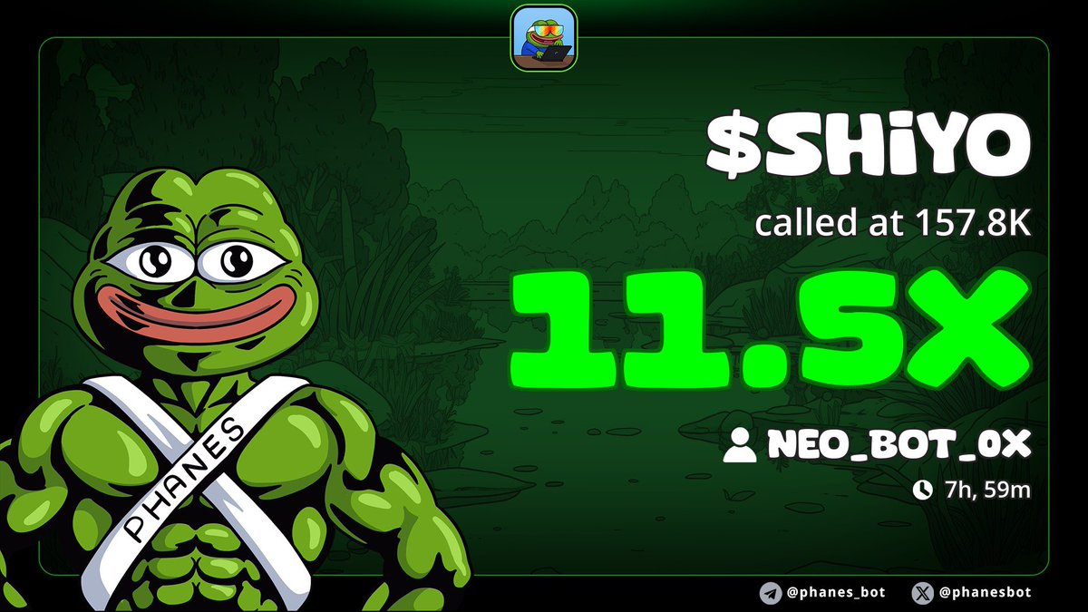 MemeanarchySol's tweet photo. 💥 $SHIYO just exploded 11x from a tiny 157K MC 

🔹 CA: EBCqxfSMVSJPDGFLcf2yAfQoeLJRD1z8VbEUemZSbonk

🔗 Alpha plug: https://t.co/O3HPGD0bnm
💬 Community drops: https://t.co/THdvhmfBJo
📡 Follow plays in real-time: https://t.co/F7BD01te4A

#SHIYO https://t.co/RRHyOnGqx4
