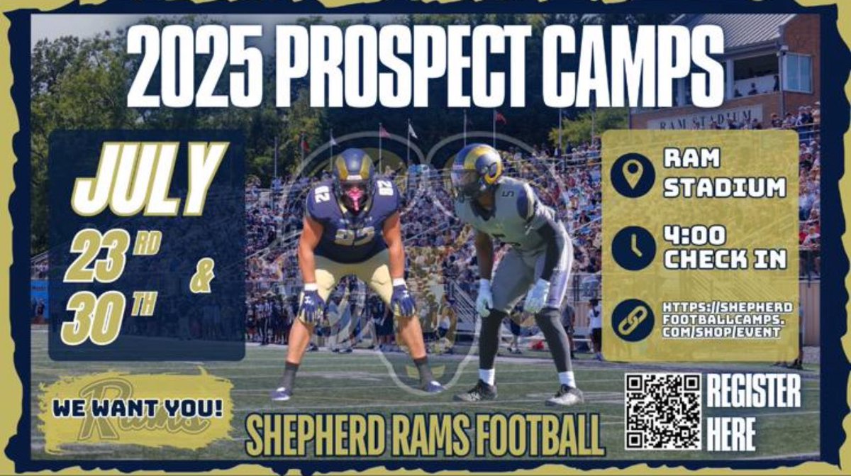 WordellHooks4's tweet photo. Ready to compete at @SURamsFootball prospect camp on july 23rd!! https://t.co/iSnrCbFmXM