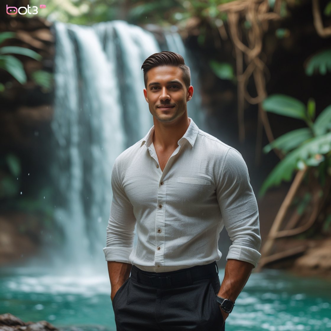 You’ve been looking at me like you’ve got a better plan than the spa menu.
I was gonna take it slow... water, sun, a nap maybe. But now you’ve got me thinking of other ways to sweat.
So, your place or mine by the pool?