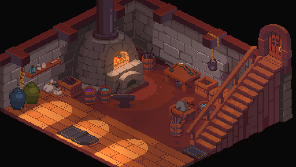 Blacksmith WIP ⚒️
#pixelart #ドット絵