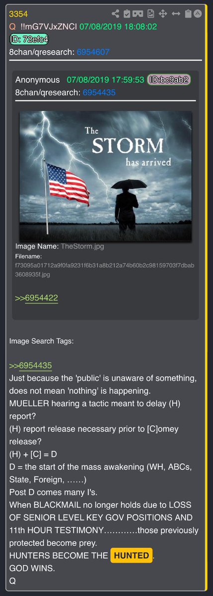 Don’t think the Q op is real? 

Look what Trump just posted on his Truth Social and read the post