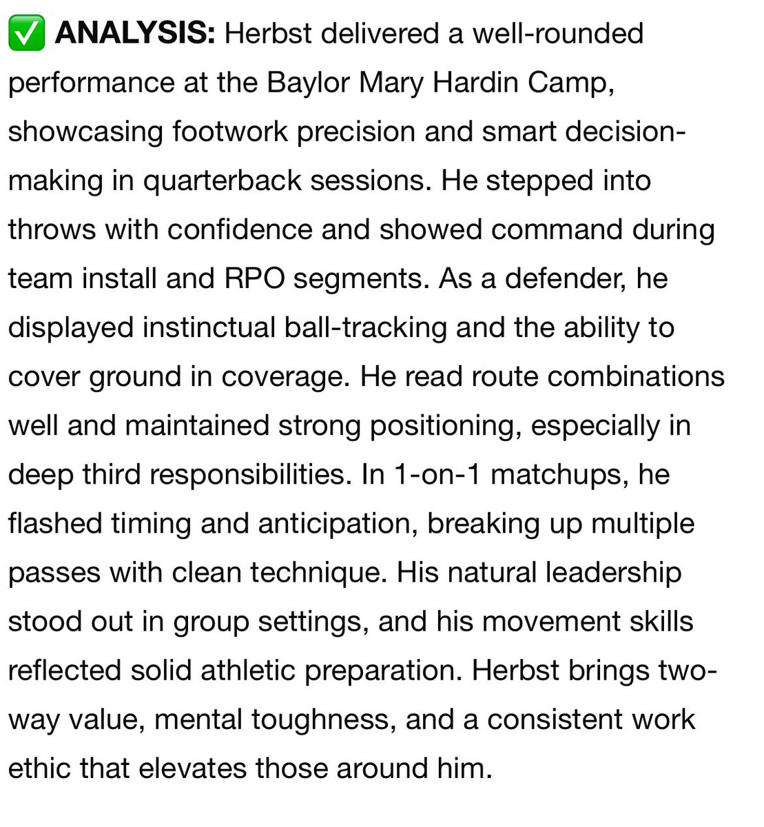 Thank you <a href="/sixstarfootball/">Six Star Football | PLUS+</a> for the write up. 
<a href="/C_Chap_SC/">Coach Chapman</a> <a href="/Coachwb3/">William Blair</a> <a href="/ncsa/">NCSA College Recruiting</a> <a href="/NCSA_Football/">NCSA_Football</a> <a href="/DFO_AJ/">Andrew Foster Jr.</a> <a href="/CoachDerekDay/">Derek Day</a> <a href="/CoachParkerCCU/">Bryan Parker</a> <a href="/CoachRessa/">Paul Ressa</a> <a href="/CoachPeteThomas/">Pete Thomas</a> <a href="/BrianBrohm/">Brian Brohm</a> <a href="/KYFUTURESTARS/">Ricco Hughes</a> <a href="/RickBowie2/">Rick Bowie</a> <a href="/Coach_Couch_MC/">Matt Couch</a> <a href="/mhartline59/">Michael Hartline</a> <a href="/coachirishodea/">Danny O'Dea</a> <a href="/CoachDaft/">Kevin Daft</a>