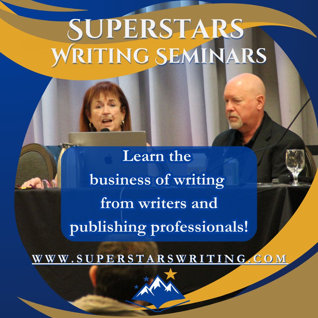 SuperstarsWrite's tweet image. Learn the business of writing from experienced writers and publishing professionals, including @TheKJA and @RebeccaMoesta, at Superstars Writing Seminars! Register for Feb 5-7, 2026 by 9/30 to save $100! superstarswriting.com #writingconference #writercommunity #writerlifestyle