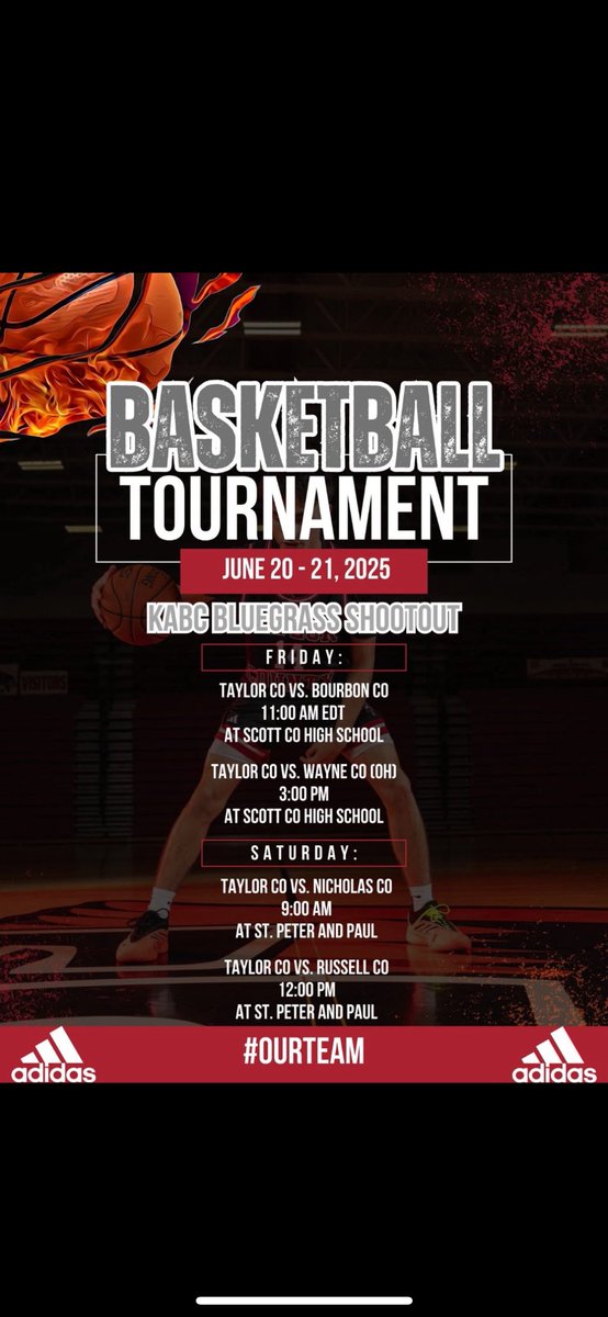 Schedule for the KABC Shootout

Games Saturday are now at Woodford middle school