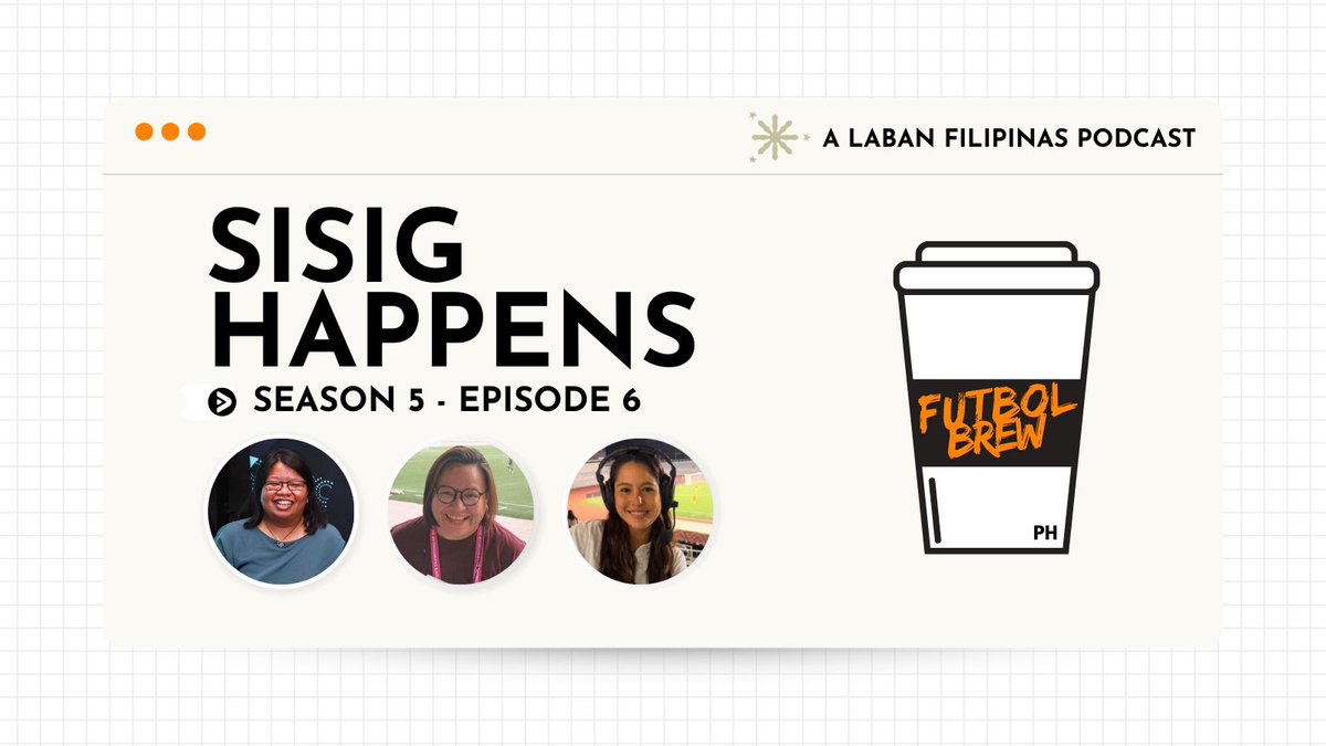 Venice (@vennotben) on Twitter photo π§ New episode of #FutbolBrew out now!
πPFF Womenβs League & surprise standouts. We also touched on FRGβs exit, our thoughts on the Filipinas heading into the Asian Cup qualifiers. π΅πβ½οΈ Watch or listen wherever you get your podcasts. <a href="/pamcie/">Paula Andrea Marie</a> <a href="/NatashaAlquiros/">Natasha Alquiros</a> π§ New episode of #FutbolBrew out now!
πPFF Womenβs League & surprise standouts. We also touched on FRGβs exit, our thoughts on the Filipinas heading into the Asian Cup qualifiers. π΅πβ½οΈ Watch or listen wherever you get your podcasts. <a href="/pamcie/">Paula Andrea Marie</a> <a href="/NatashaAlquiros/">Natasha Alquiros</a>