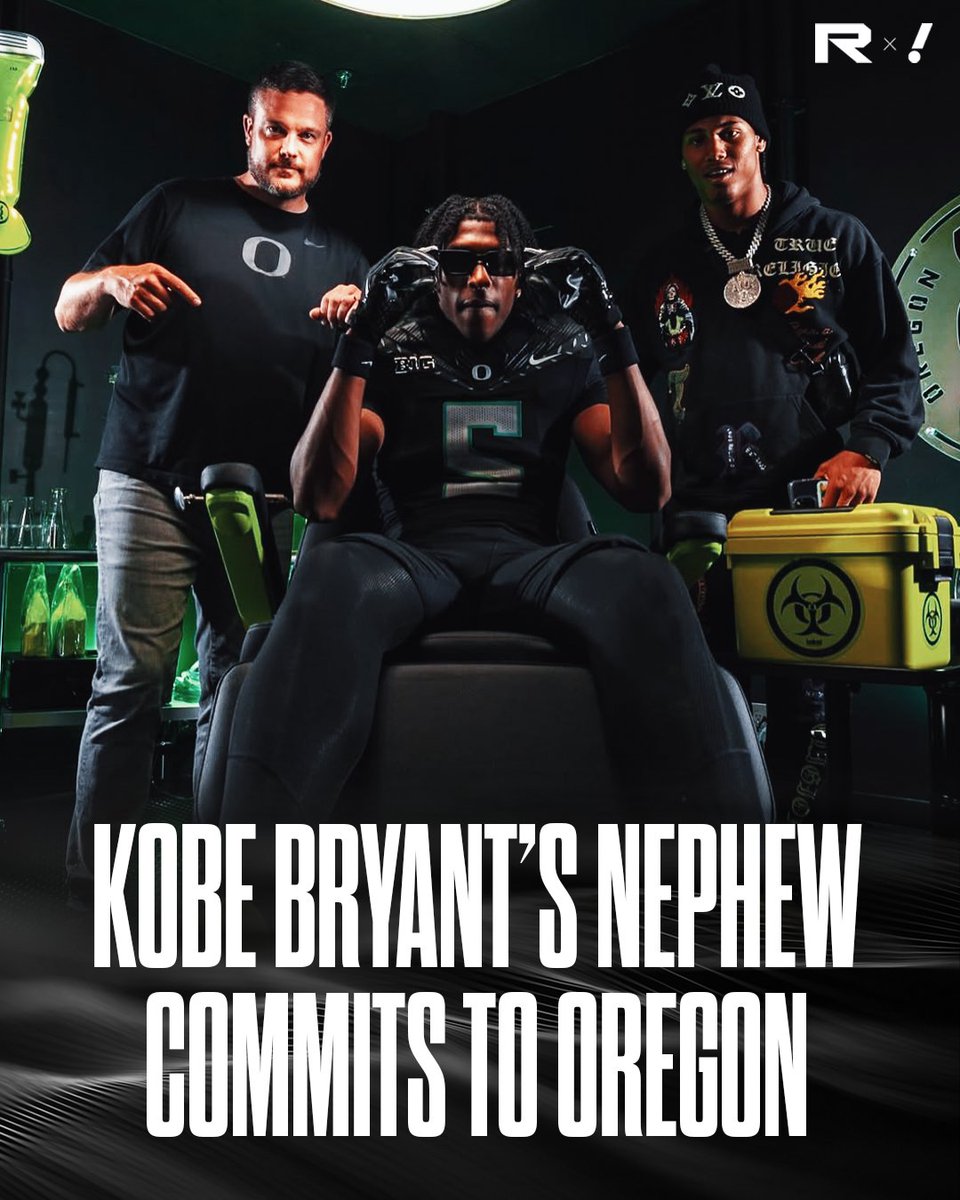 Kobe Bryant's nephew, Jett Washington, made it official with Oregon 🦆 🙌