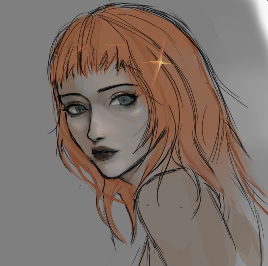 Look how beautifully I've been drawn😭💝