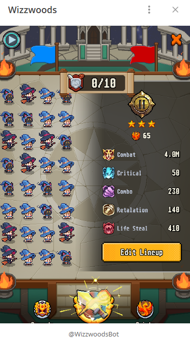 Man, Wizzwoods PVP mode is super fun! Just wish it came out sooner, you know? I really hope more people give it a shot.
Btw, you're gonna get wrecked all the time if you don't use your brain a little or spend some cash.🤡