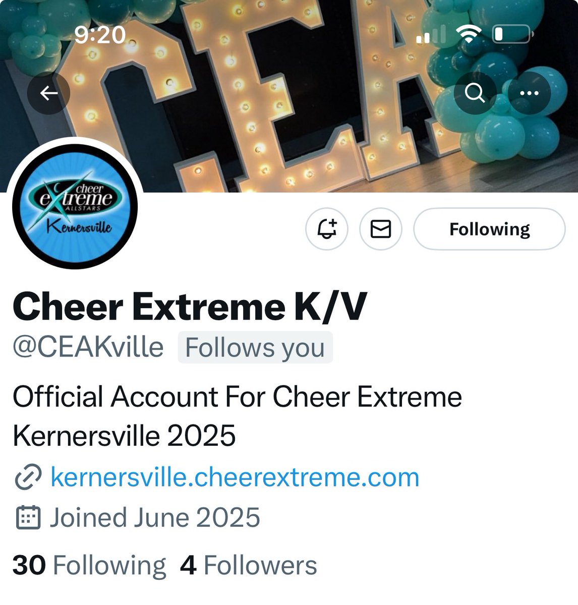 Johnny Tilley (@jtv_hd) on Twitter photo This is the official new X account for Cheer Extreme Kernersville! Follow that account for all your team info and updates! <a href="/CEAKville/">Cheer Extreme K/V</a> This is the official new X account for Cheer Extreme Kernersville! Follow that account for all your team info and updates! <a href="/CEAKville/">Cheer Extreme K/V</a>