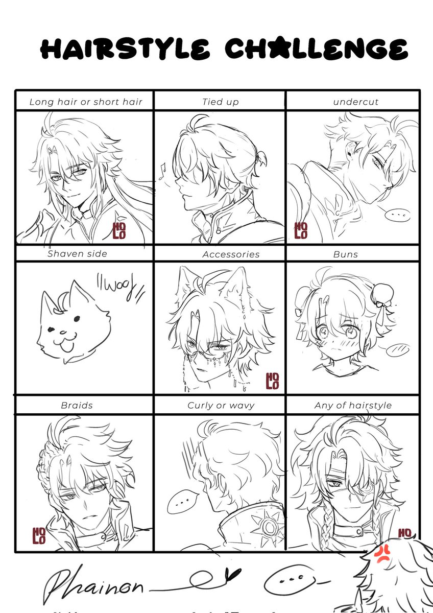 coffin093's tweet image. Phainon hairstyle challenge
Cameo: Mydei
#Phainon
#Phaidei
P/s I dont know this challenge belong to anybody, so cmt if you know who are they