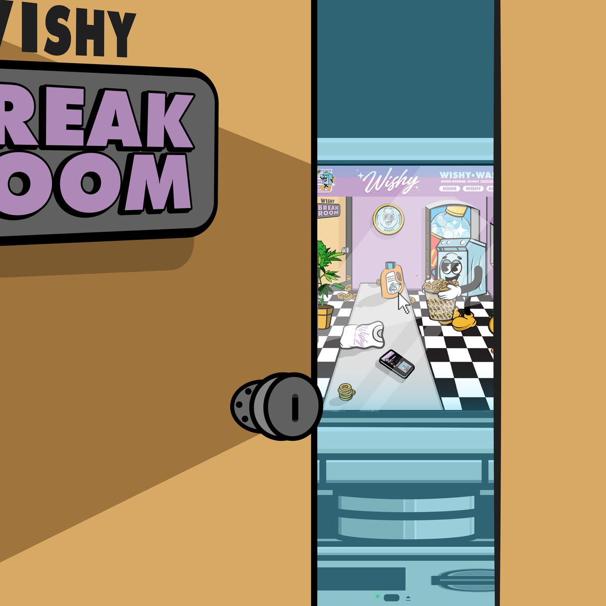 The Laundromat is the heart of our operation. It’s where we wash those hard earned dollars into precious shiny sats. ✨

If you find some time, stop by and enjoy the art. We are mobile friendly but prefer you browse on your computer. 💻 

Features Include:
• Apparel Store 🧢
•