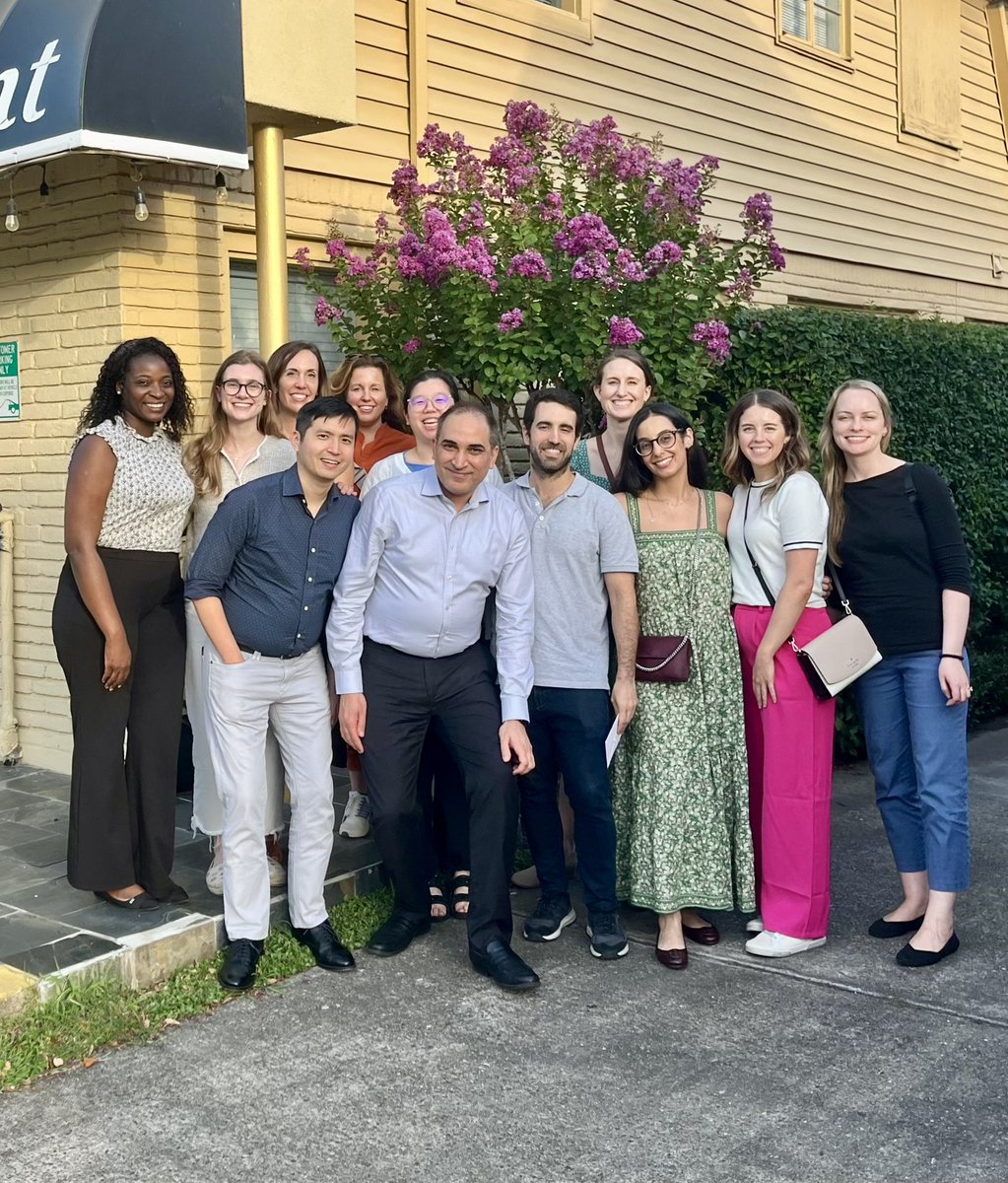 ICT fellow’s farewell dinner (but all 3 leaving will be joining as faculty <a href="/MDAndersonNews/">MD Anderson Cancer Center</a> )! 👏👍🥳 <a href="/CamilaBragancaX/">Camila Braganca Xavier</a> <a href="/CarlosTorradoMD/">Carlos Torrado</a> <a href="/mgoudaMD/">Mohamed A Gouda</a>