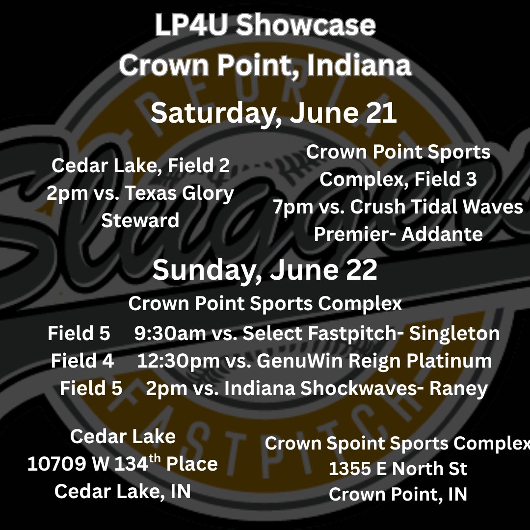 16u Gass will be competing in the Beverly Bandits 'Not So Friendly' and 18u Hayes will be playing in the LP4U Showcase in Crown Point this weekend. See you there!