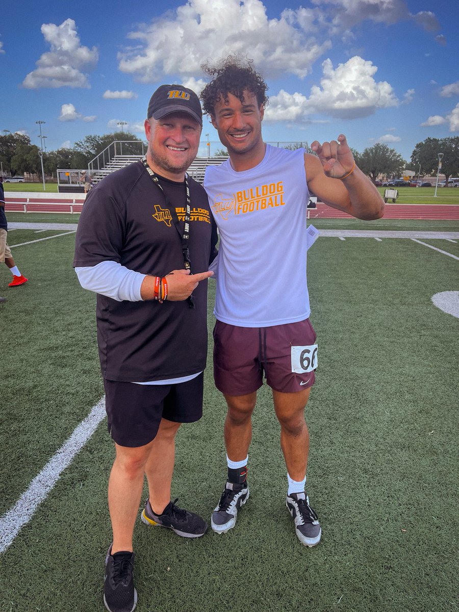 Jack Kelley (@maybejackk3113y) on Twitter photo Thanks for inviting me out to the TLU camp today <a href="/CoachBeauGrech/">Beau Grech</a>. I had a great time competing and talking with all the coaches.
<a href="/TLU_Football/">TLU Football</a> <a href="/NealLahue/">Coach Neal LaHue</a> <a href="/CoachWard2/">Derek Ward, MCAA</a> <a href="/rolandogarzajr/">Rolando Garza Jr</a> <a href="/caseycarter_93/">Coach Carter</a> Thanks for inviting me out to the TLU camp today <a href="/CoachBeauGrech/">Beau Grech</a>. I had a great time competing and talking with all the coaches.
<a href="/TLU_Football/">TLU Football</a> <a href="/NealLahue/">Coach Neal LaHue</a> <a href="/CoachWard2/">Derek Ward, MCAA</a> <a href="/rolandogarzajr/">Rolando Garza Jr</a> <a href="/caseycarter_93/">Coach Carter</a>