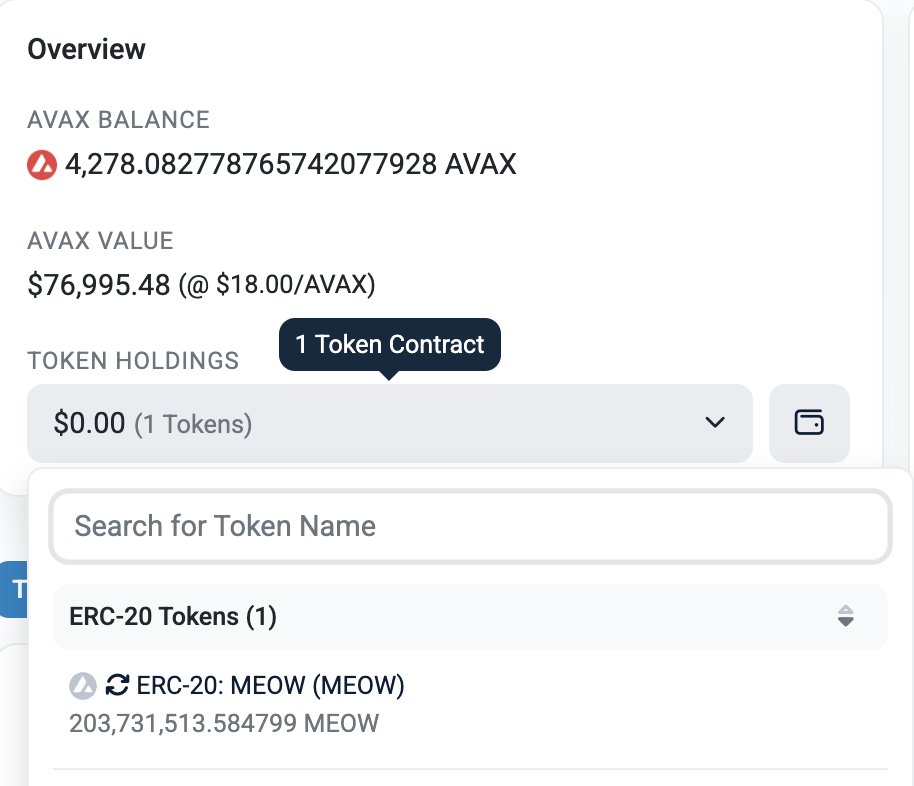 Eric | Selected Investments (@selectedinvests) on Twitter photo This wallet deposited 7,200 $AVAX and started buying heavy into $MEOW
snowscan.xyz/address/0xDF06…
Dabbling into the <a href="/TheArenaApp/">The Arena ⚔️</a> trenches is fun
Have you tried it? This wallet deposited 7,200 $AVAX and started buying heavy into $MEOW
snowscan.xyz/address/0xDF06…
Dabbling into the <a href="/TheArenaApp/">The Arena ⚔️</a> trenches is fun
Have you tried it?