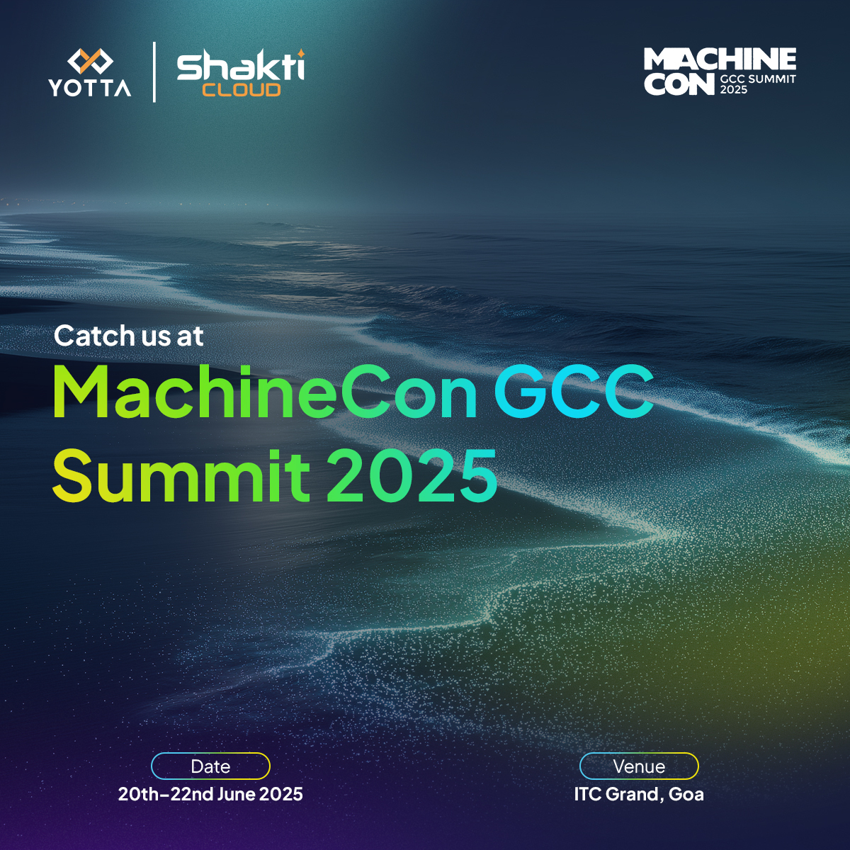 YottaInfra's tweet image. Catch us LIVE today at #MachineCon2025!

Meet us at our booth to explore how we enable scalable, secure, and future-ready #infrastructure for #enterprises.

Let’s connect!

#artificialintelligence #datacenters #cloud #cloudcomputing #tech #IT #digitaltransformation